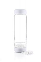Image de VitaJuwel inu! Edelsteinflasche mit Bergkristall in cloud white