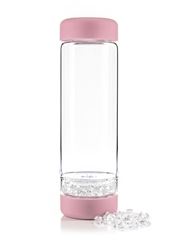 Image de VitaJuwel inu! Edelsteinflasche mit Bergkristall in blossom rose