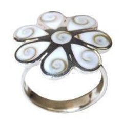 Picture of Ring Shivas Auge Blume Silber 925
