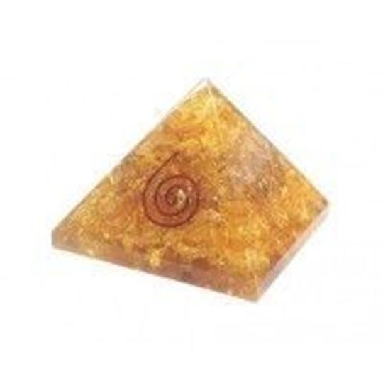 Bild von Pyramide Orgonsat gelb 6,5x5cm