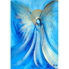 Image de Leinwandbild Engel der Schöpferkraft, 45 × 65 cm