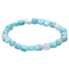 Picture of Larimar-Armband Nuggets (Ø je ca. 8-10 mm)