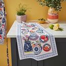 Immagine di Mediterranean Plates Cotton Tea Towel - Ulster Weavers