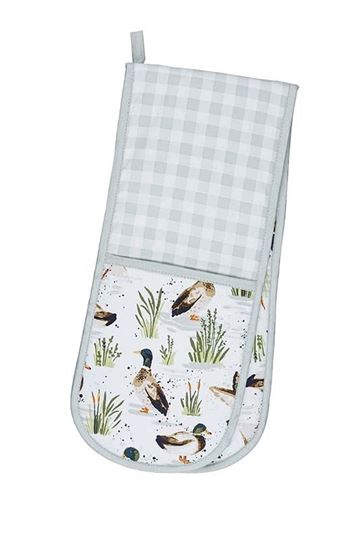 Bild von Farmhouse Ducks Double Oven Glove - Ulster Weavers