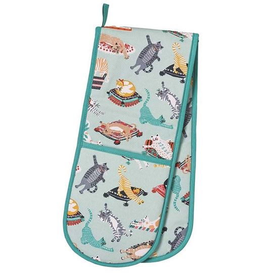 Bild von Kitty Cats Double Oven Glove - Ulster Weavers