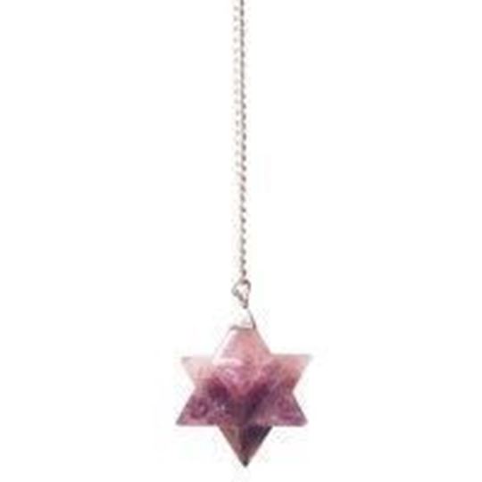 Bild von Pendel Merkabah 3 cm, Amethyst