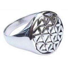 Picture of Ring Blume des Lebens 2 cm, Silber