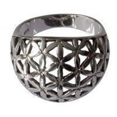 Picture of Ring Blume des Lebens 2.5 cm, Silber