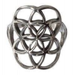 Picture of Ring Blume des Lebens 2.5 cm, Silber
