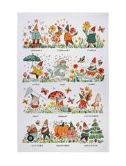 Bild von Gnome 4 Holidays Cotton Tea Towel - Ulster Weavers