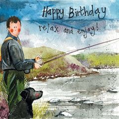 Bild von GONE FISHING BIRTHDAY CARD