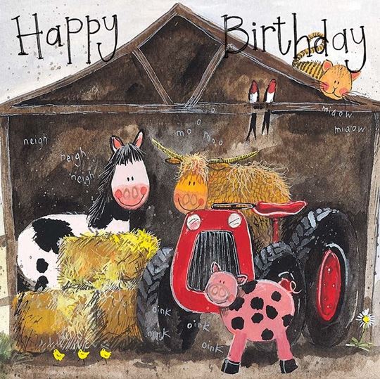 Bild von FARMYARD BIRTHDAY CARD