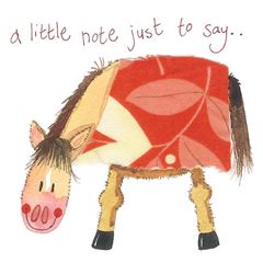 Bild von LITTLE NOTE HORSE CARD