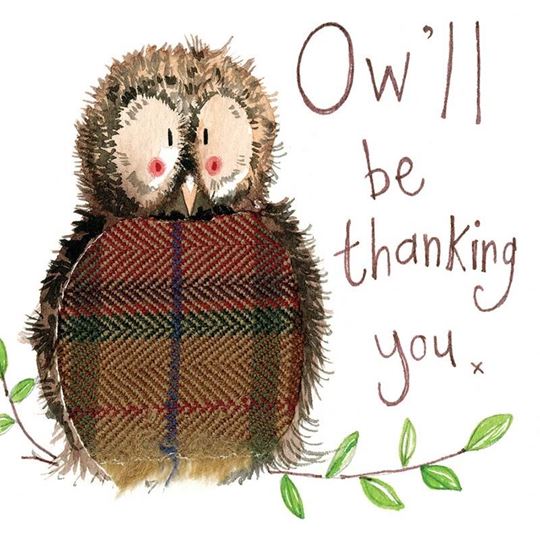 Bild von OWL THANK YOU CARD