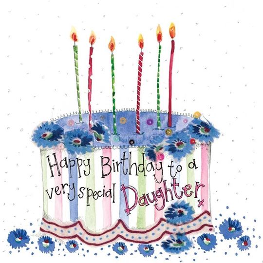 Bild von DAUGHTER CAKE BIRTHDAY CARD