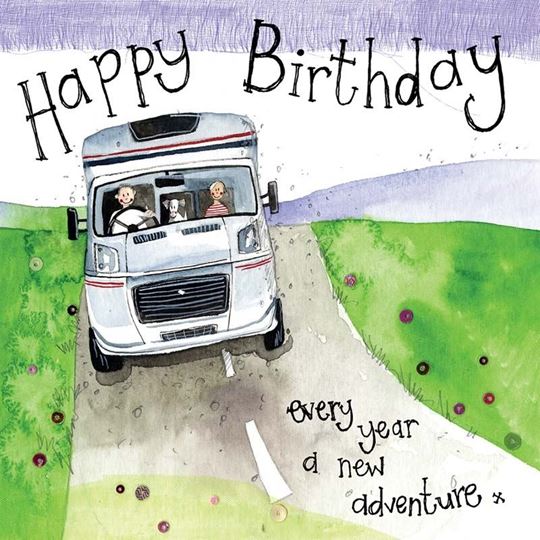 Bild von MOTORTHOME BIRTHDAY CARD