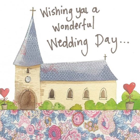 Bild von CHURCH WEDDING CARD