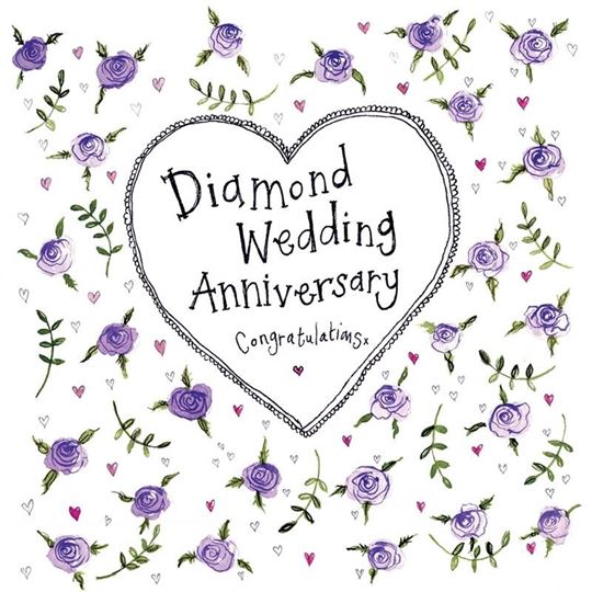 Bild von DIAMOND ANNIVERSARY CARD