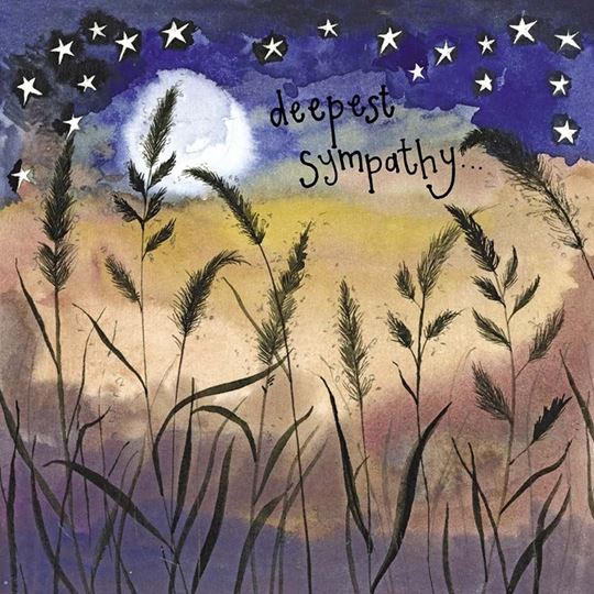 Bild von STARLIGHT SUNSET SYMPATHY FOIL CARD