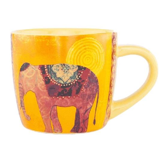 Bild von Keramiktasse Indischer Elefant, 300 ml