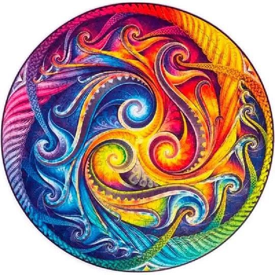 Bild von Magic-Holzpuzzle Gr. M Mandala der Galaxien-Inkarnation