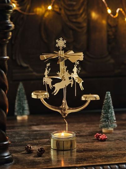 Bild von Teelicht-Karussell Glockenspiel,  VE-4