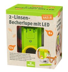 Bild von Expedition Natur 2-Linsen-Becherlupe mit LED, VE-4