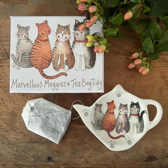 Bild von MARVELLOUS MOGGIES TEA BAG TIDY