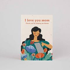 Bild von Plantable Postcard – I love you mom