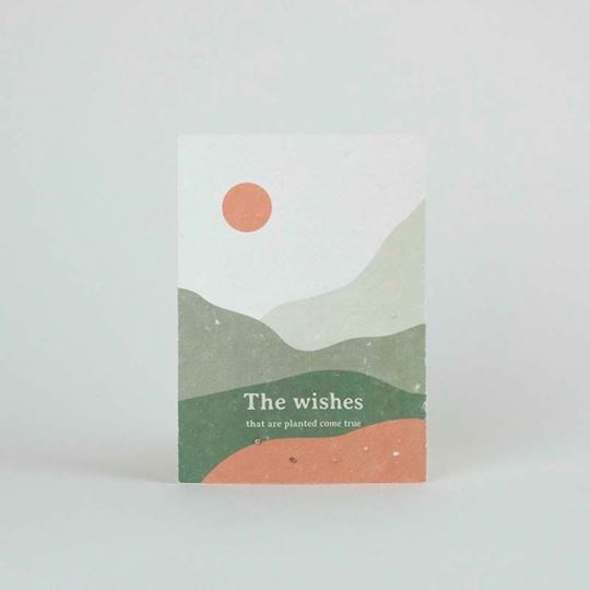 Bild von Plantable Postcard – The wishes that are planted come true