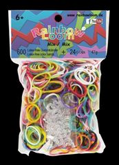 Bild von Rainbow Loom® Gummibänder mix opaque