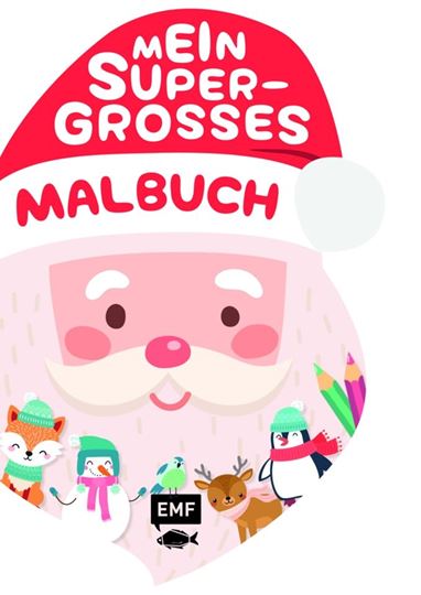 Bild von Mein supergrosses Malbuch – Weihnachten(Weihnachtsmann)