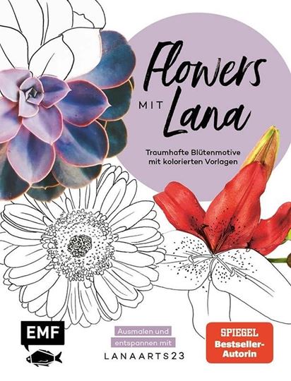 Bild von Lanaarts23: Flowers mit Lana: Ausmalenund entspannen mit Lanaarts23