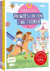 Image de Ausmalen to go: Prinzessinnen und Pferde– mit 400 Glanz-Stickern