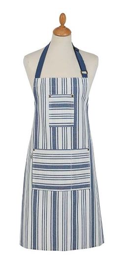 Bild von Denim Stripe Cotton Apron - Ulster Weavers