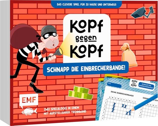 Bild von Der ultimative Spielblock: Kopf gegenKopf – Schnapp die Einbrecherbande!