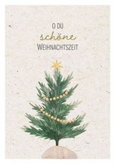 Bild von Doppelkarte. O du schöne Weihnachtszeit6 Ex.