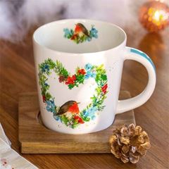 Bild von Trend Mug-Tasse Robin Heart, 350 ml