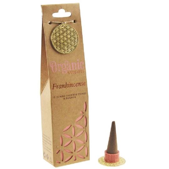 Bild von Weihrauch Räucherkegel Organic Goodness, 12 Kegel