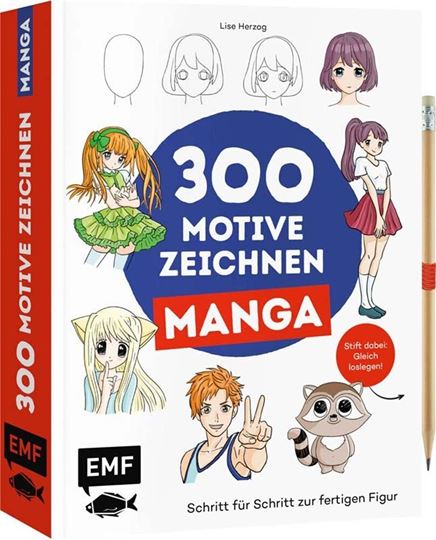 Bild von Herzog L: 300 Motive zeichnen – Manga