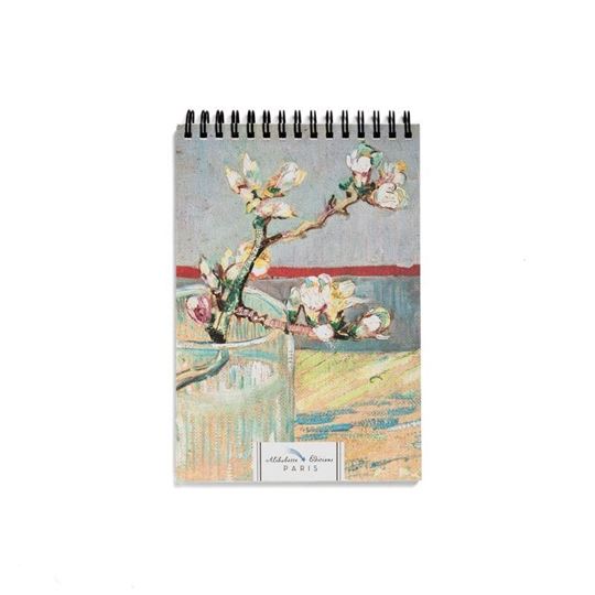 Bild von Spiral-Notizbuch Fleurs d'amandiers (Van Gogh), 13 x 19 cm