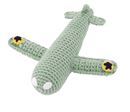 Bild von Crochet Rattle Airplane Assorted 2 colours, VE-8