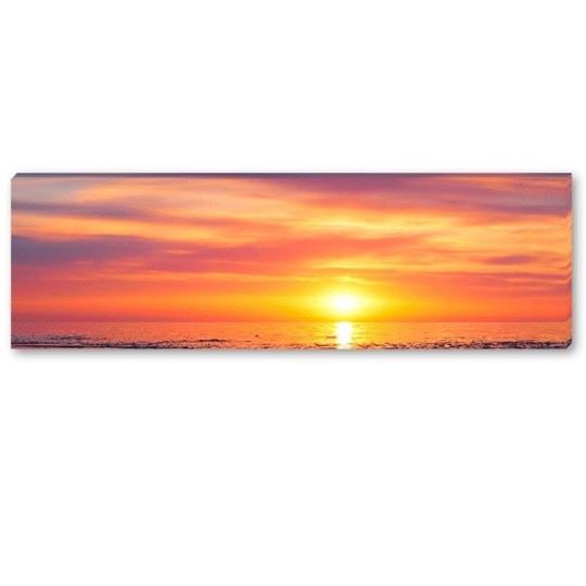 Bild von Leinwandbild Sunrise, 97 × 30 cm