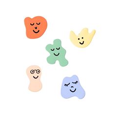 Bild von Pins Friendly Faces Assorted, VE-25