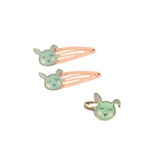 Bild von Set Bunny (2 hairclips & 1 ring), VE-10