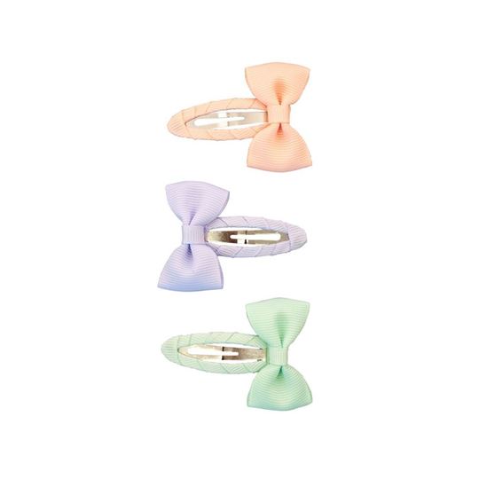 Bild von Hairclips Ribbon Bow Spring (3 colours/card) , VE-15