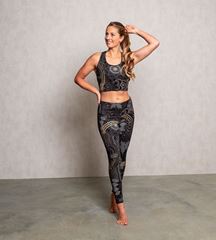 Bild von Yoga Leggings Maui in black/nature von The Spirit of OM