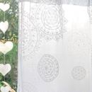 Bild von Bio-Baumwoll Gardine Rami mit Rosenquarz 245 x 145 cm von The Spirit of OM