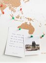 Bild von Miss Wood Cork Map - World - S Special Edition White