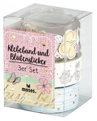 Bild von Klebeband und Blütensticker 3er Set, VE-12